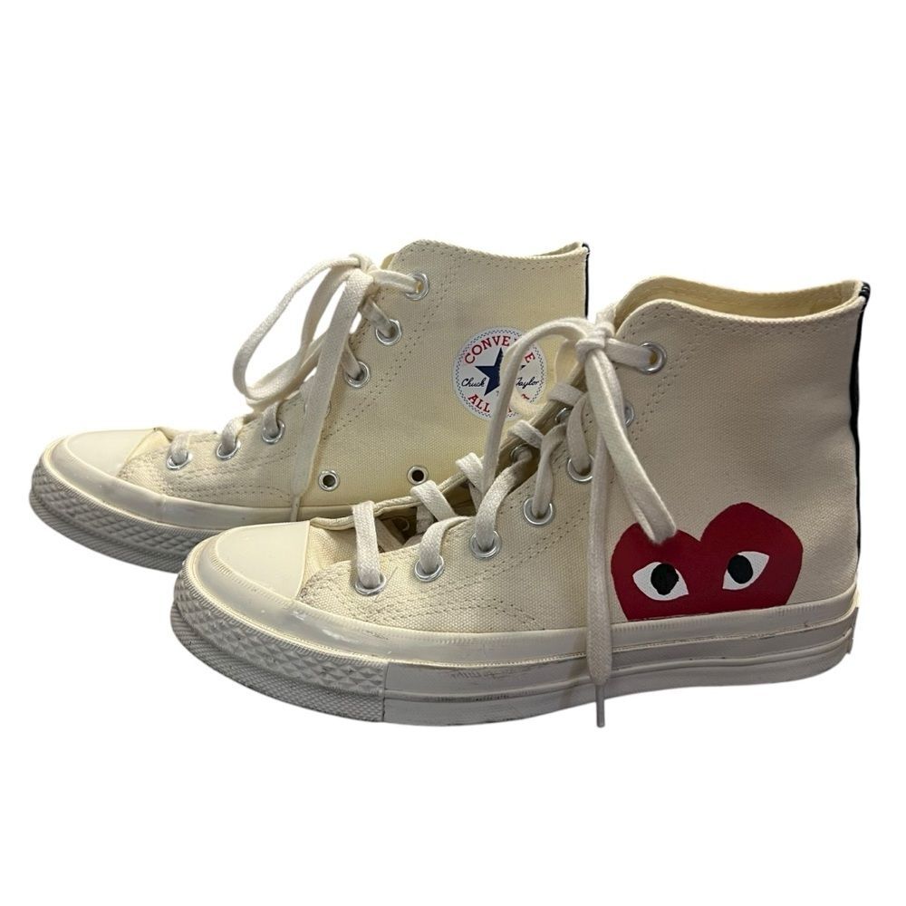 Converse x Comme des Garcons PLAY Chuck 70 High Top Sneaker Mens 4 Womens 6 - Picture 1 of 10